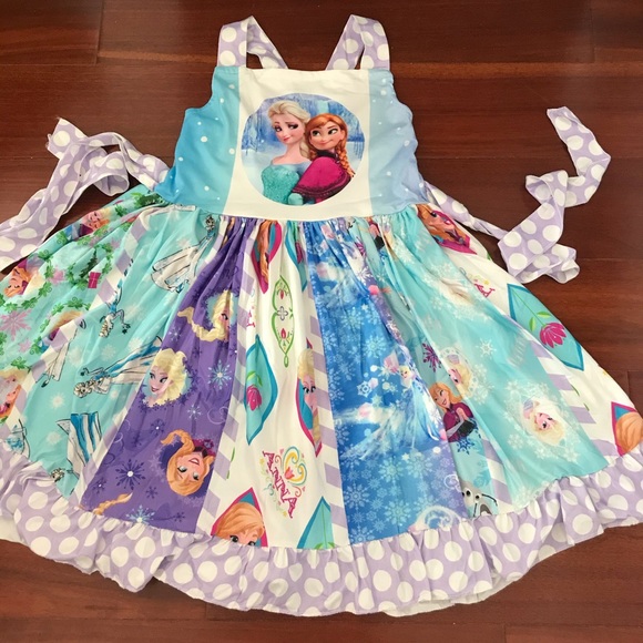Frozen Elsa Anna twirl dress - Picture 6 of 8